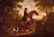 James Seymour Jumping the Gate oil on canvas